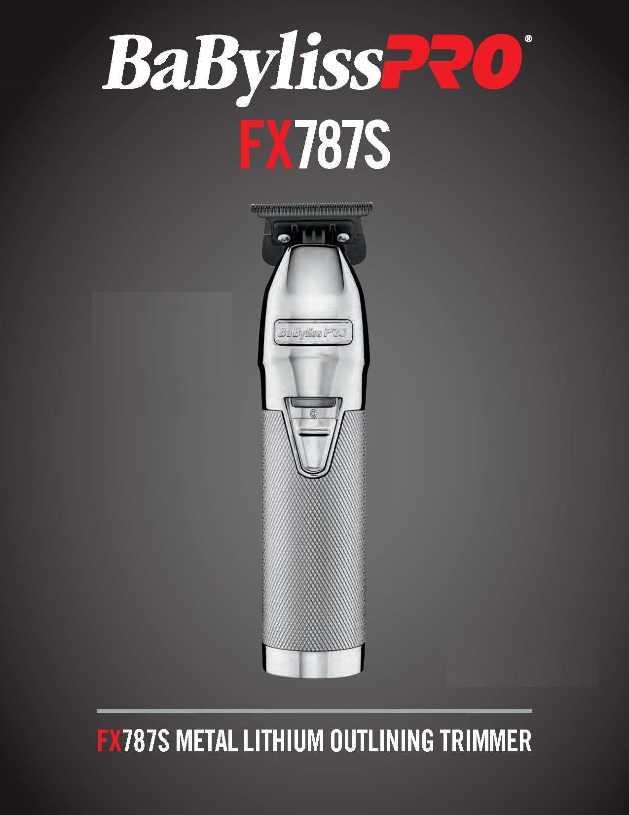 BaByliss Pro FX787S Silver Skeleton Trimmer